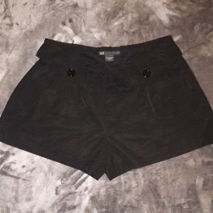 Armani Exchange black shorts size 6